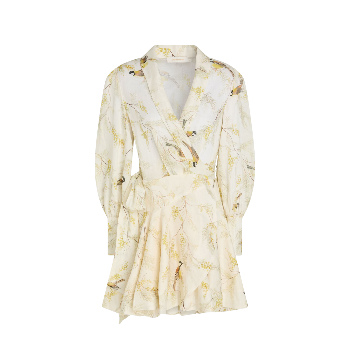 Zimmermann - Floral Wrap Mini Dress