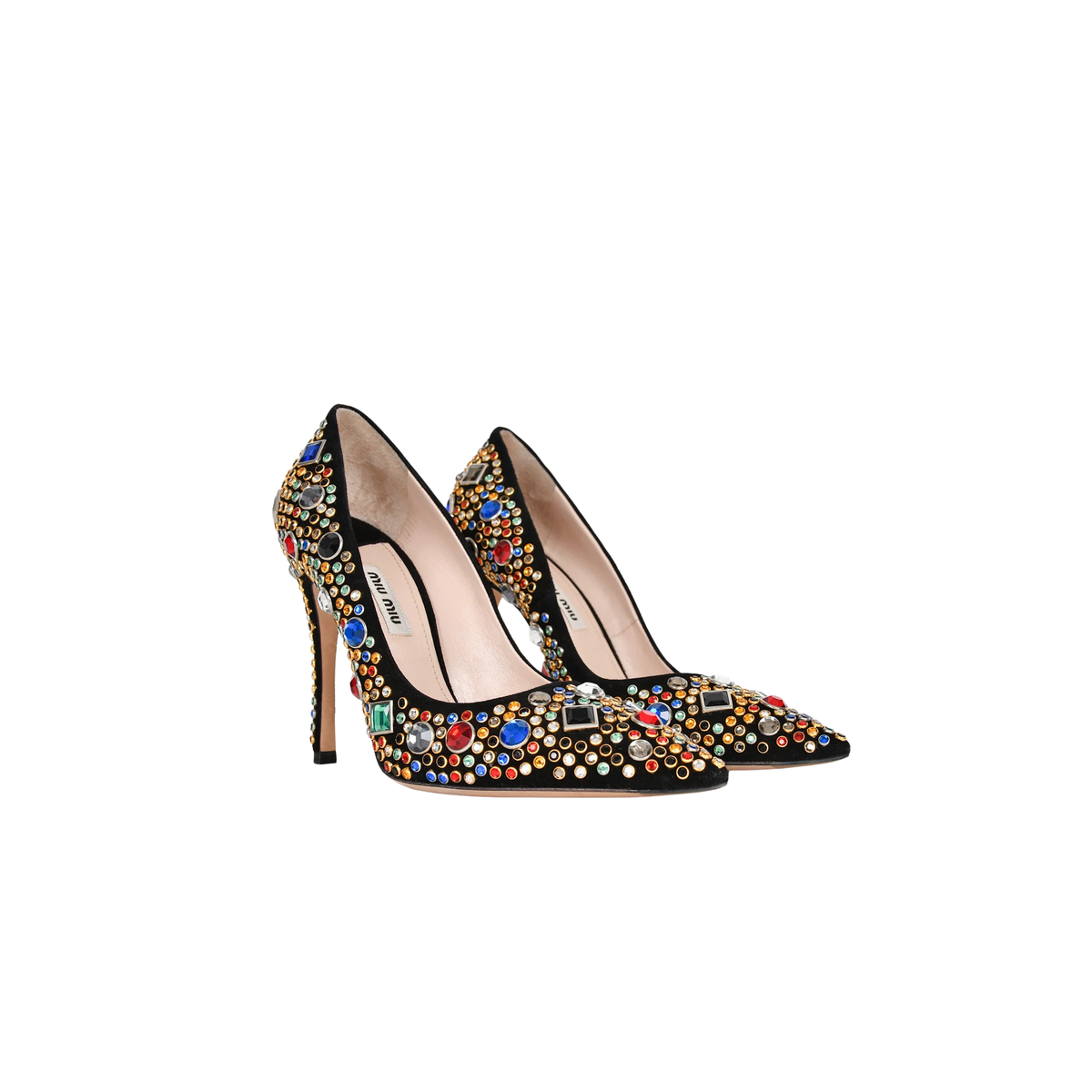 Miu Miu - Jeweled Holiday Pumps