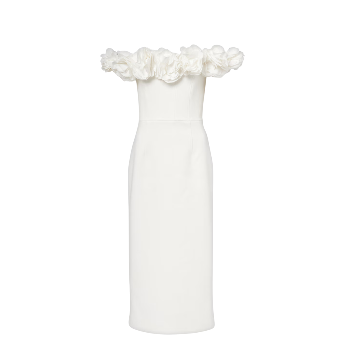 Rebecca Vallance - Bridal Off-Shoulder Midi Dress