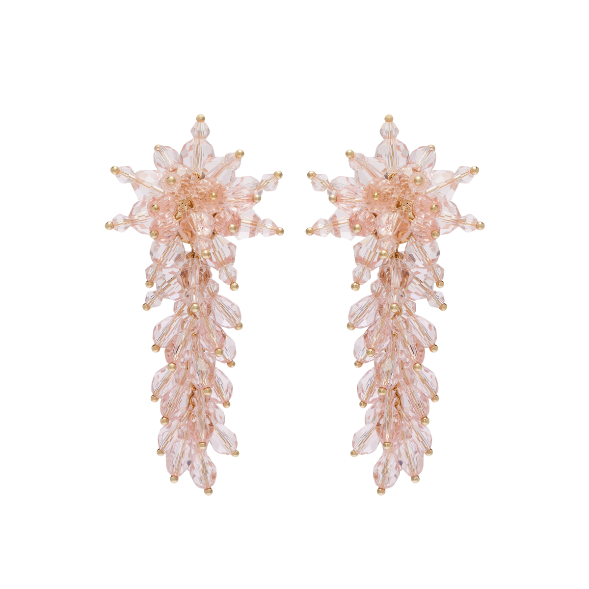 Self Portrait  - Crystal Cascade Earrings