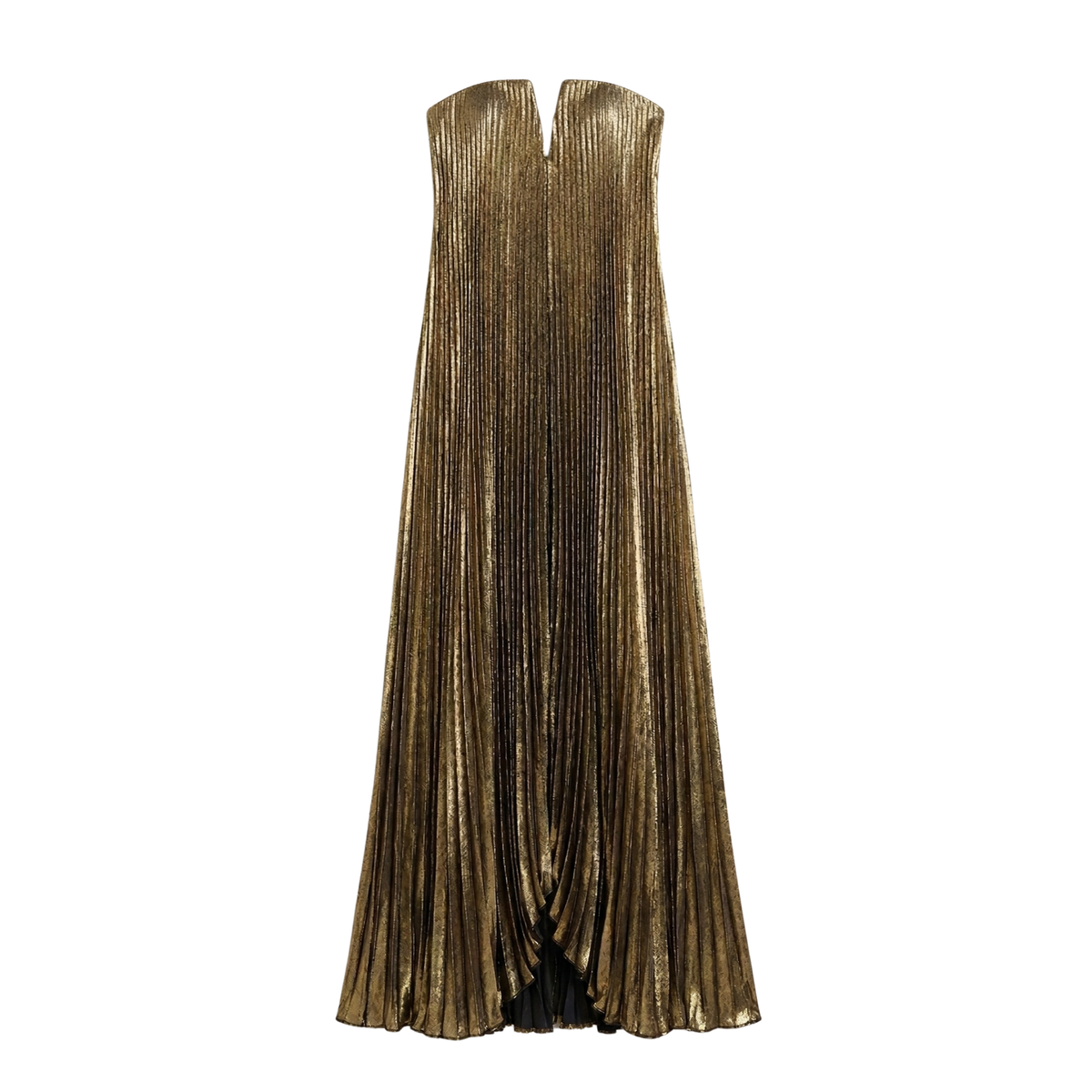 L'Idée - Gold Black Tie Gown