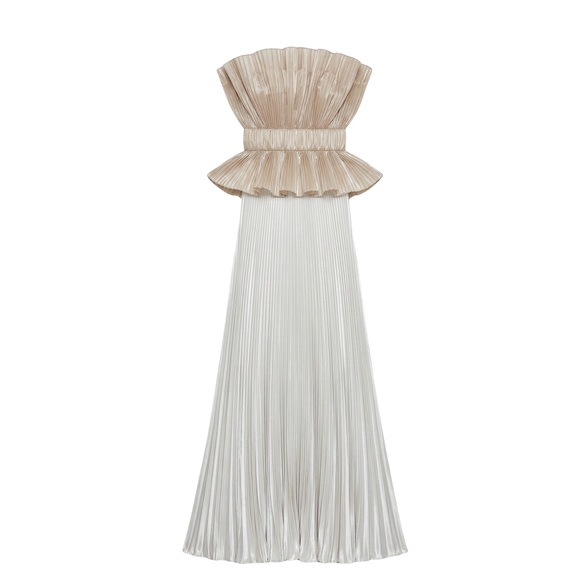 L'Idée - Champagne Masquerade Gown