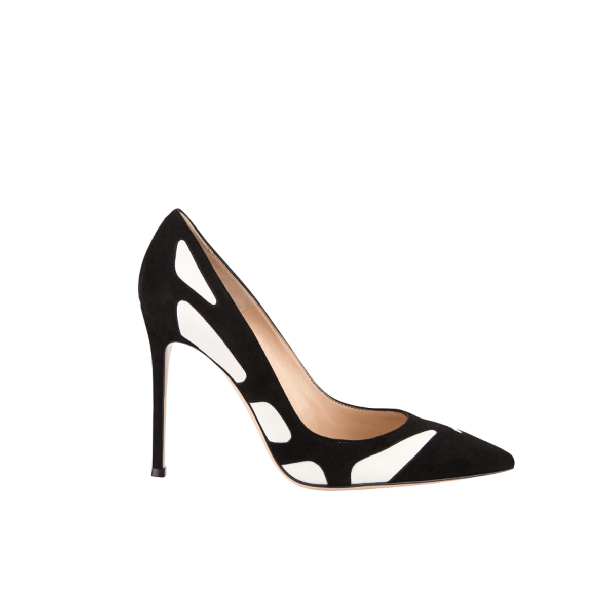 Gianvito Rossi - Black & White Contrast Pumps