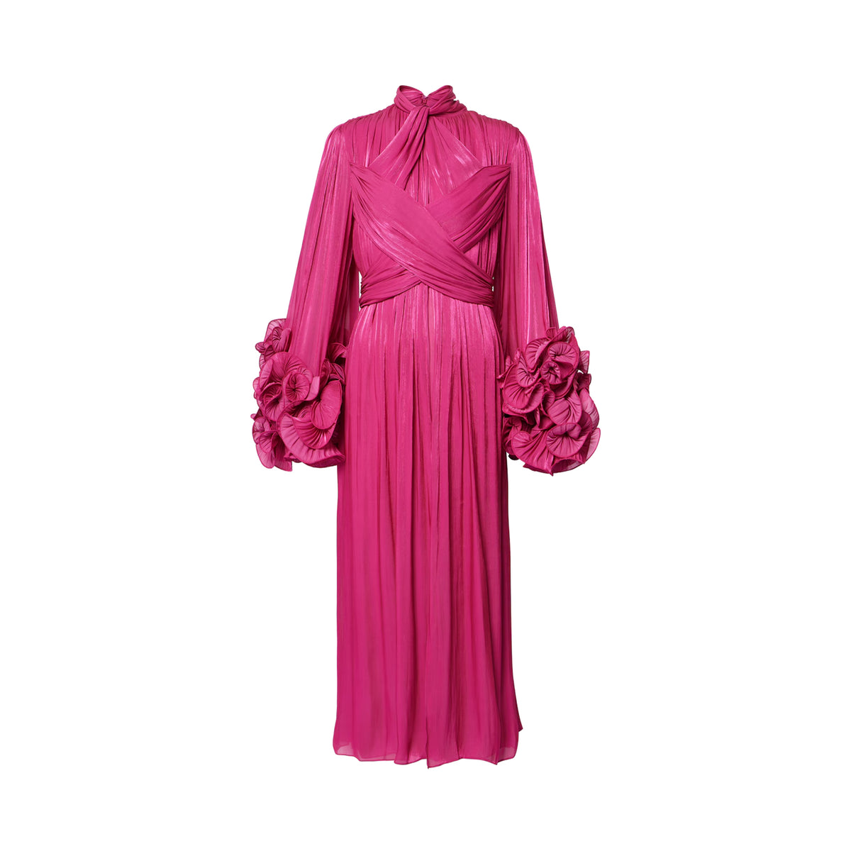 Costarellos - Ruffled midi dress