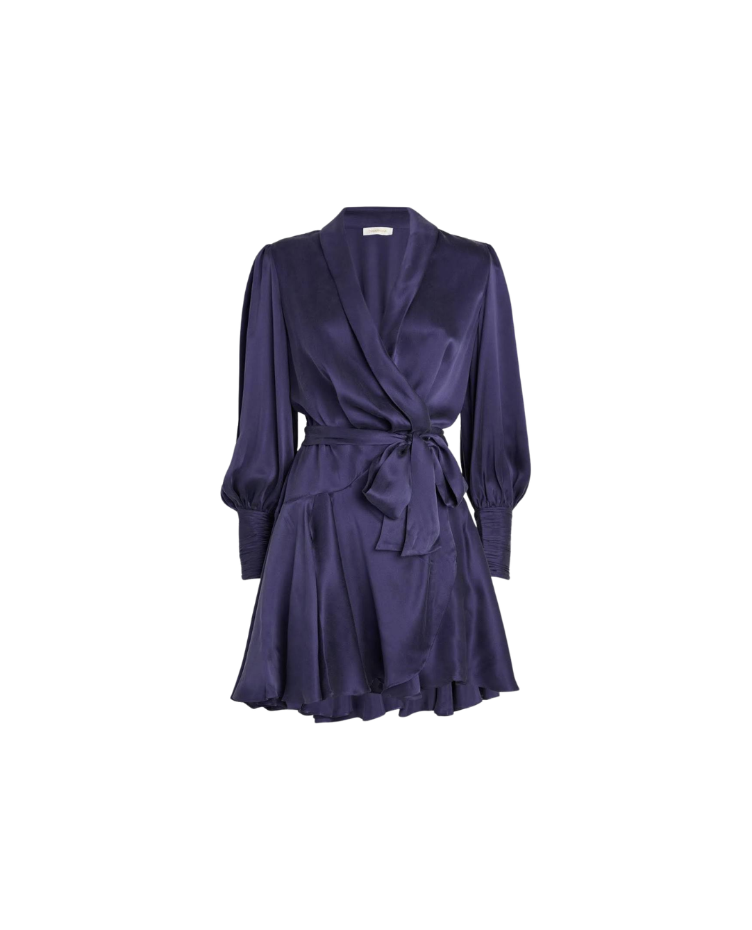 Zimmermann - Silk Satin Mini Wrap Dress