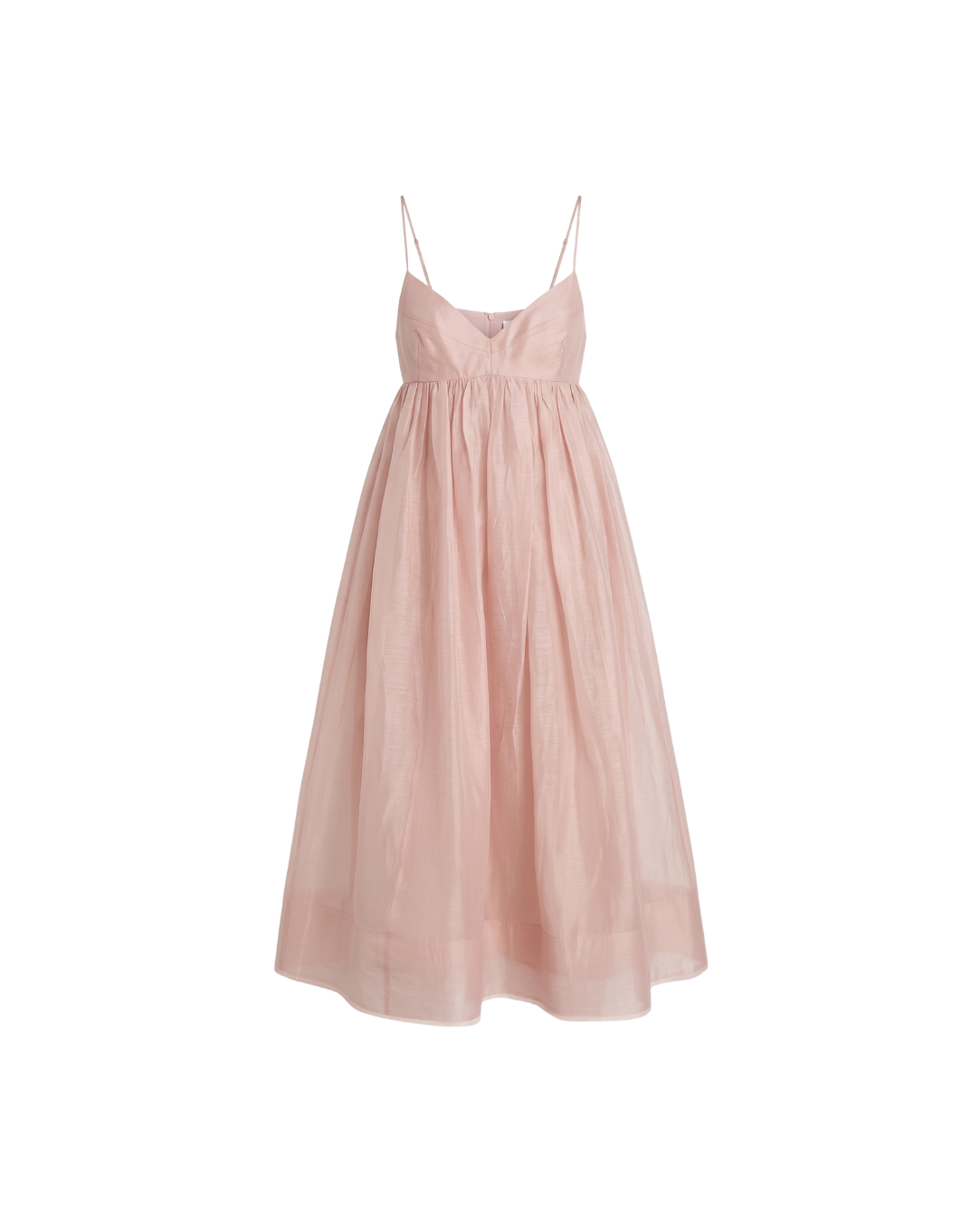 Zimmermann - Pink Linen Midi Dress