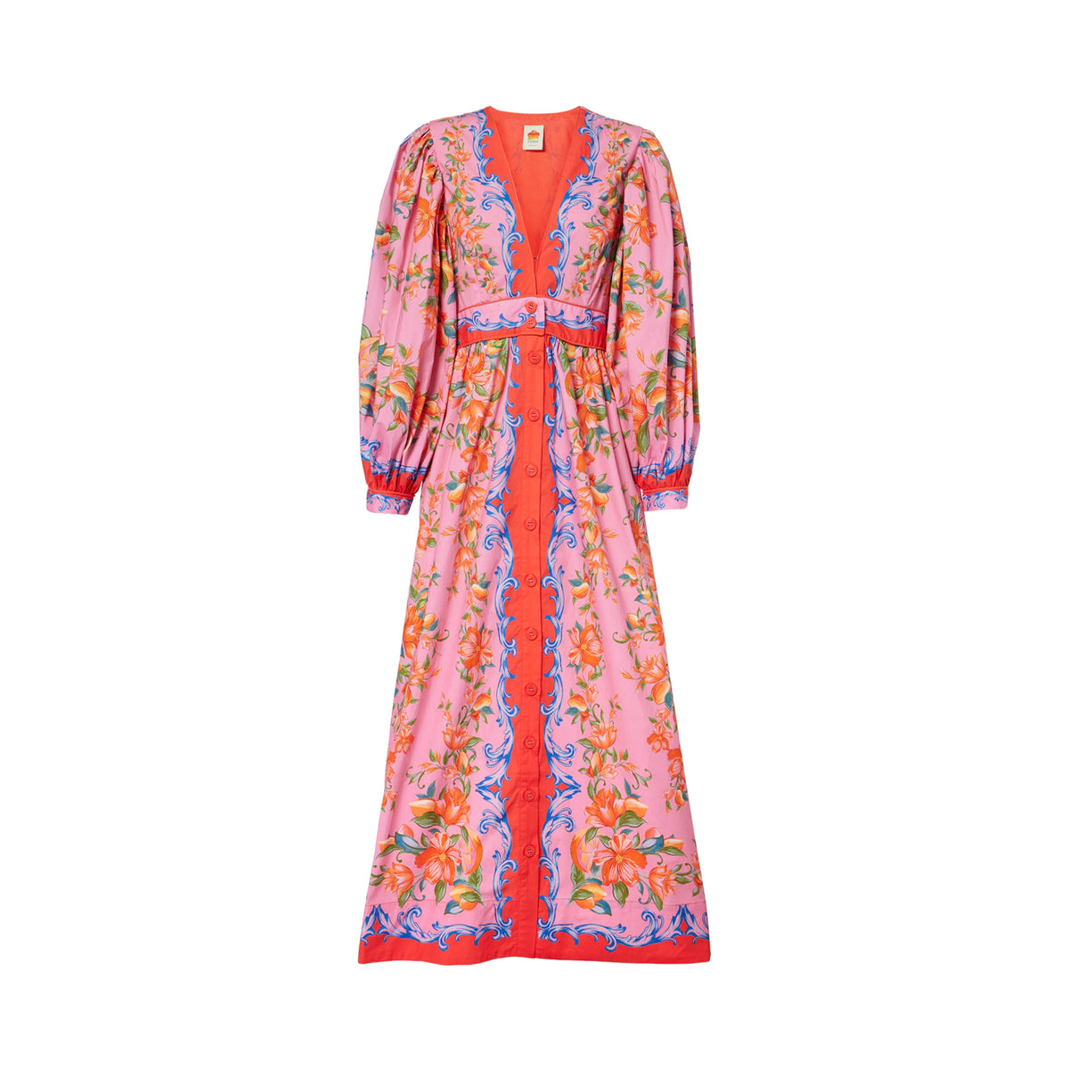 Farm Rio - Sicily Flowers Shirt Dress