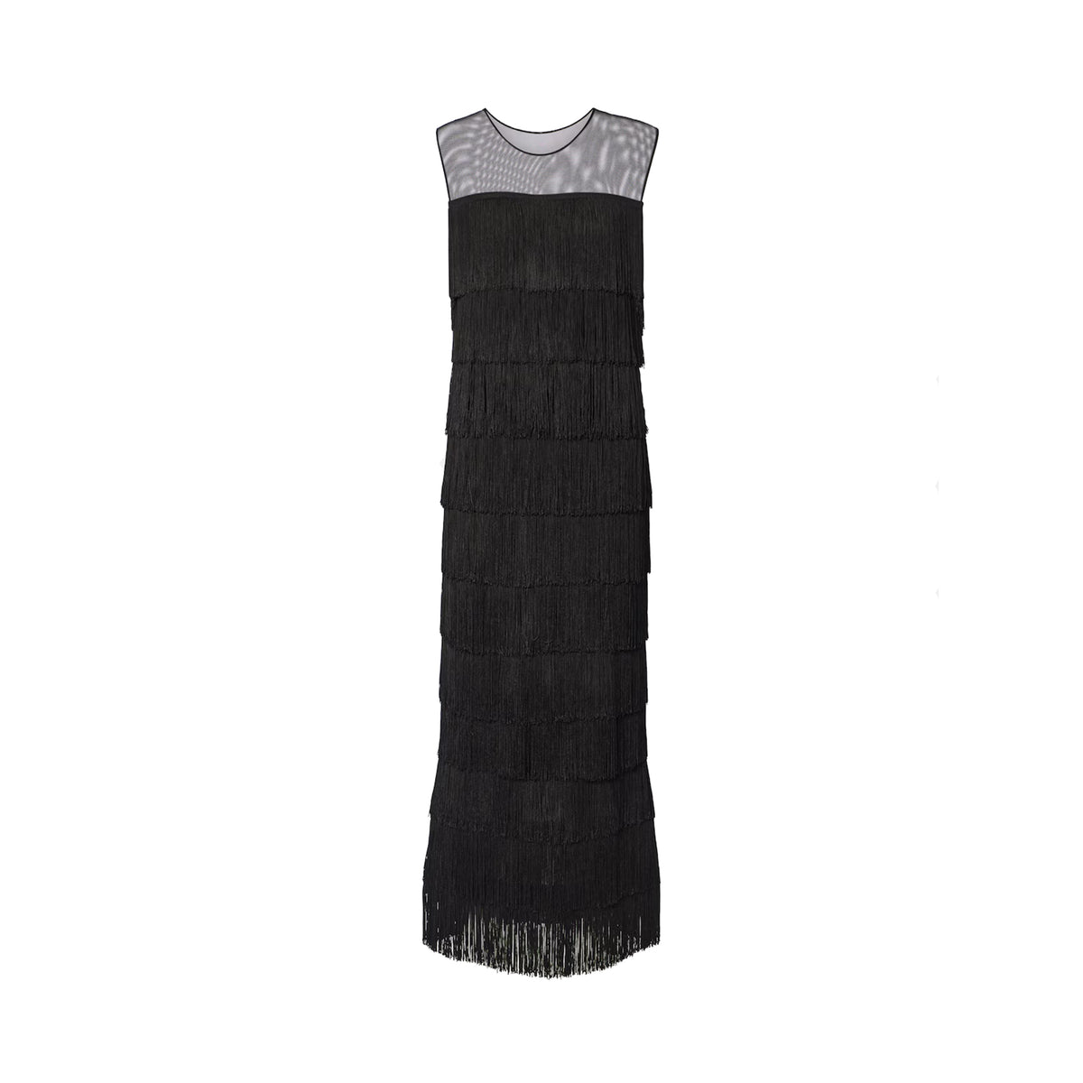 Norma Kamali - Fringed Maxi Dress