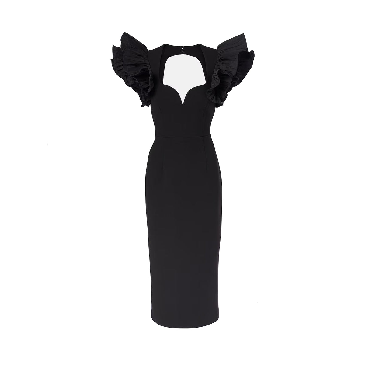 Rebecca Vallance - Ella puff-sleeve midi dress