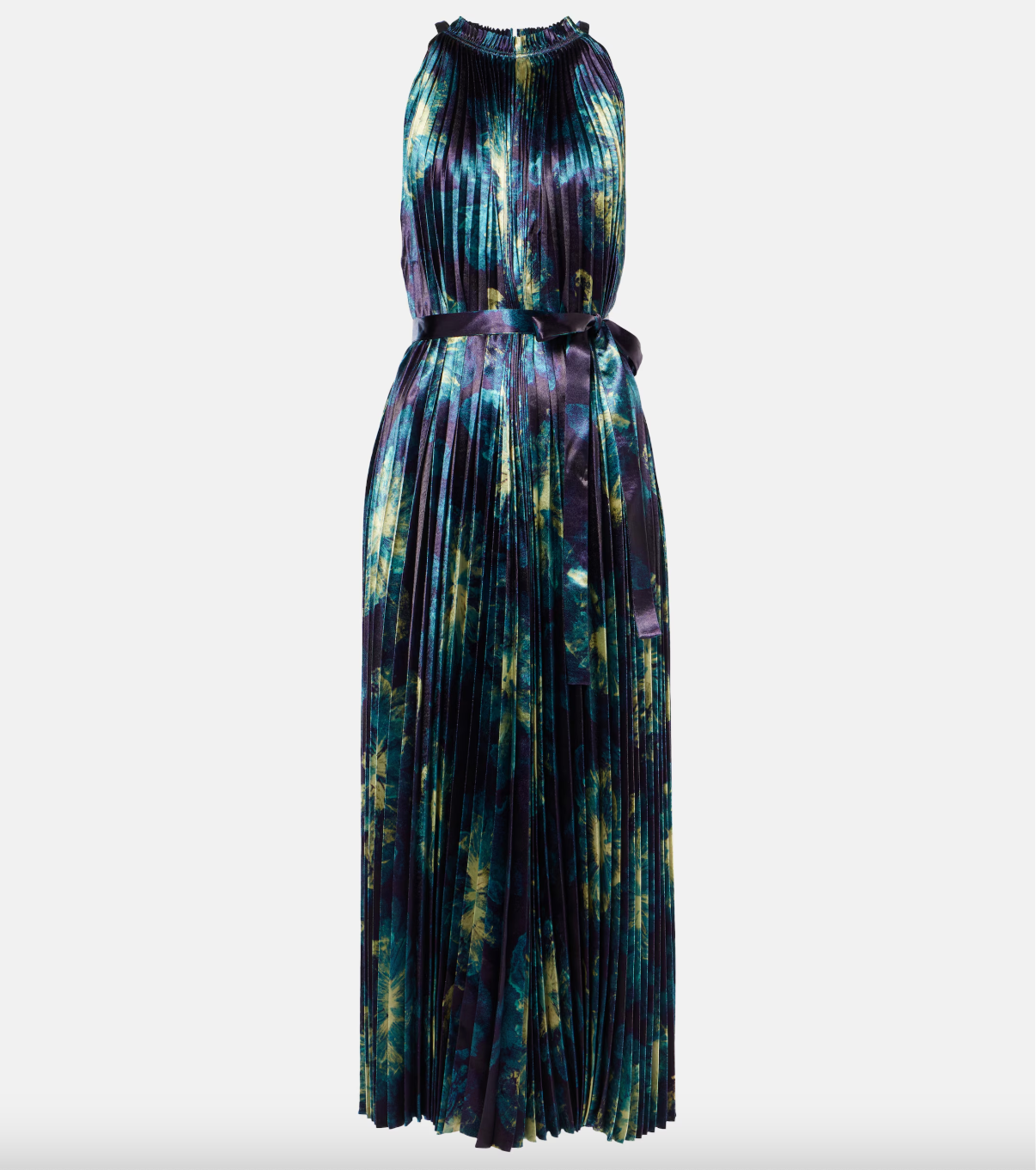 送料込/関税込■Ulla Johnson■Amikoプリーツサテンマキシドレス 送料込/関税込□Ulla Johnson□Amikoプリーツサテンマキシドレス