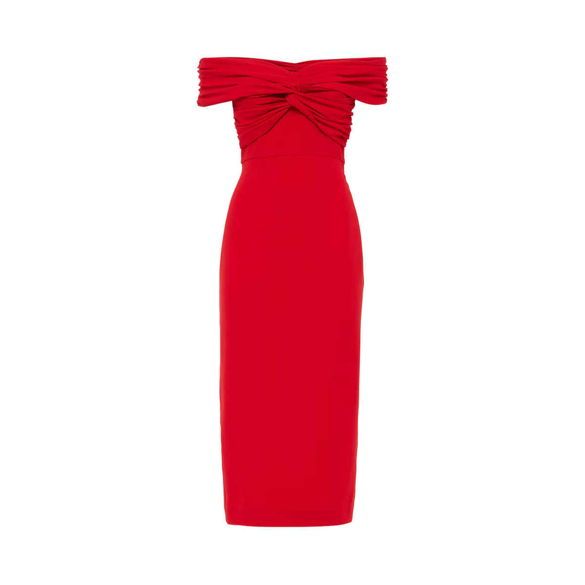 Self Portrait - Off-Shoulder Crepe Dress