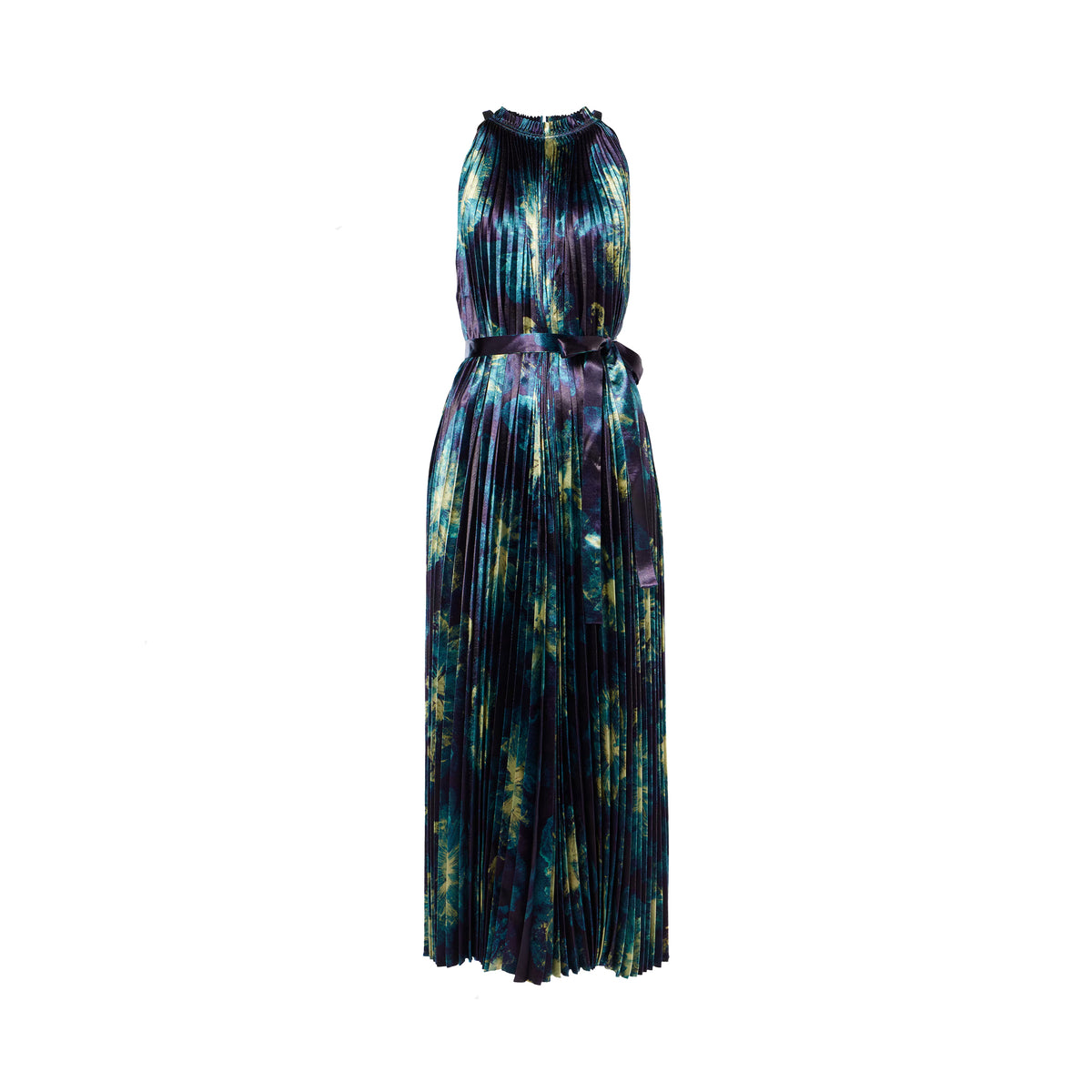 Ulla Johnson - Amiko Pleated Satin Midi Dress