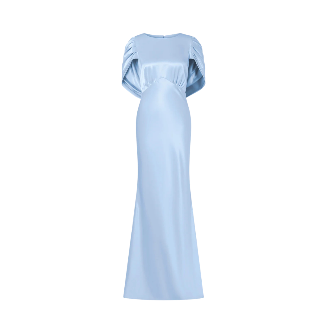 Malina - Louise Draped Maxi Dress