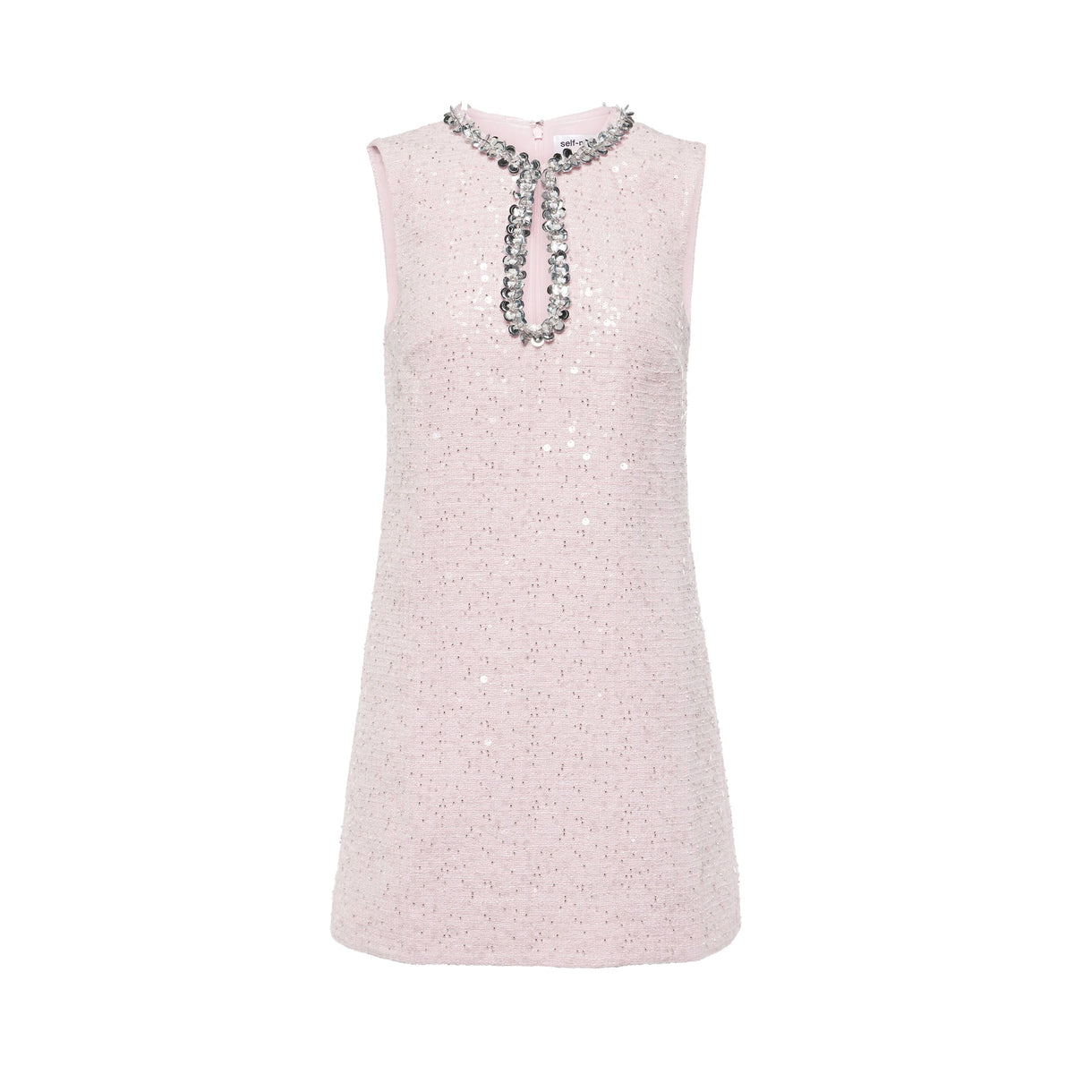 Self Portrait - Embellished Bouclé Mini Dress